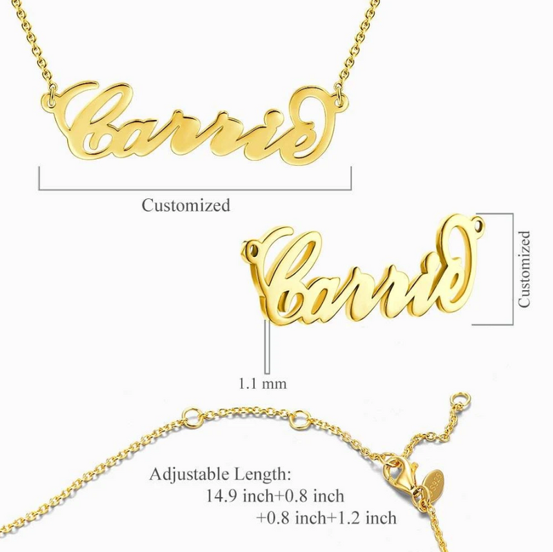 Custom name necklace